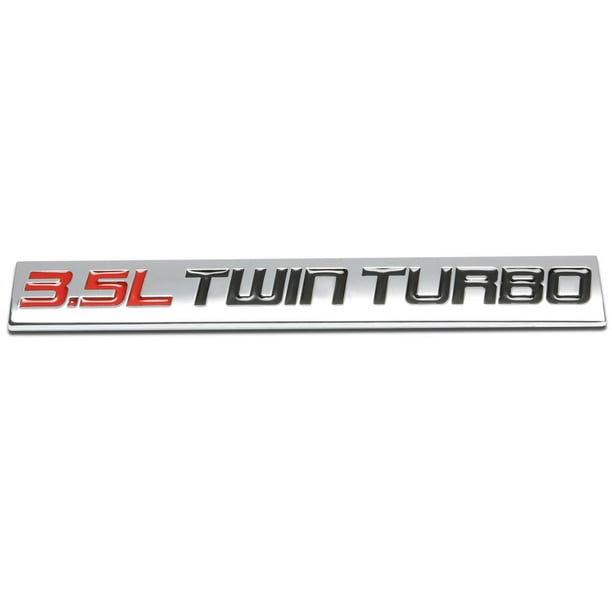 DNA Motoring EM-L-TURBO-RD Metal Emblem DNA Motoring EM-L-TURBO-RD Metal Emblem